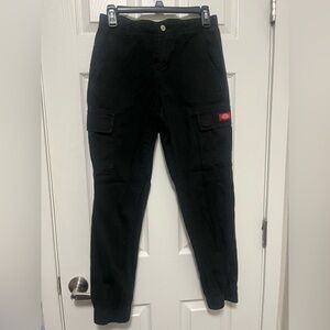 Black Dickies Cuffed Legged Pants